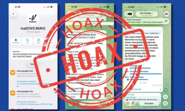BMKG Ingatkan Ada Akun Telegram InaEEWS Palsu Yang Ilegal
