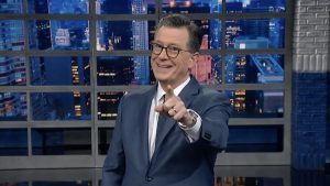 Stephen Colbert Bereaksi Atas Peluncuran Misi Bulan