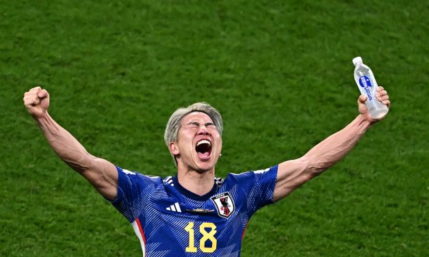Takuma Asano Jadi Pahlawan, Jepang Menang Tipis Atas Inggris