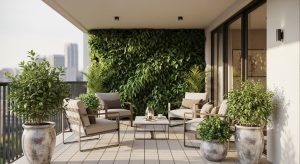 Vertical Garden Balkon: Tren Taman Vertikal Apartemen Di Asia