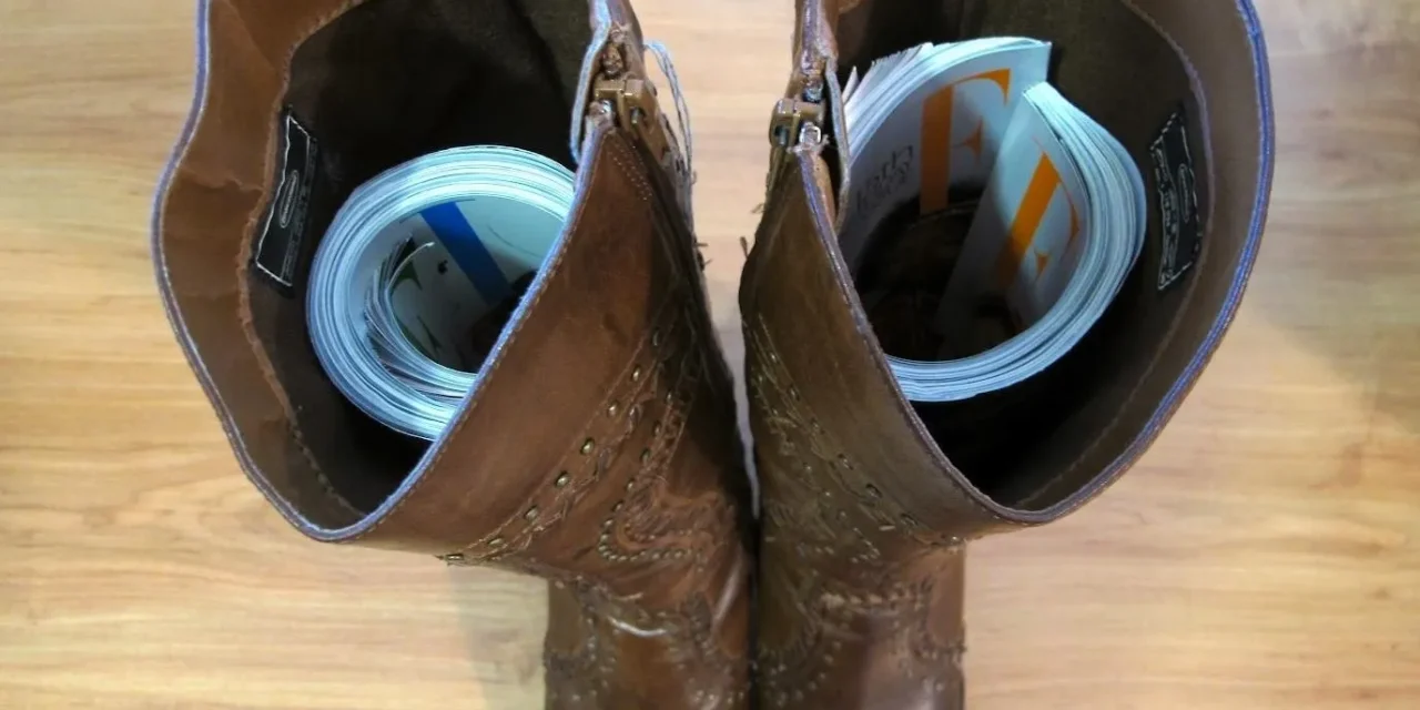 Hack Merapikan Sepatu Boots Tinggi Agar Tidak Terlipat